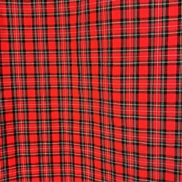 J. Crew Women’s Red Gali Embellished Plaid Shirt Button Down Shirt Blouse Size 2 - Picture 4 of 7